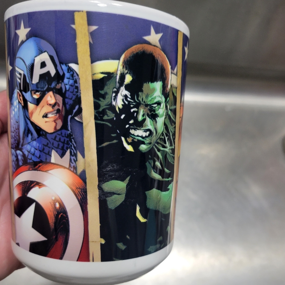 MARVEL AVENGERS Mug Hulk Thor Ironman Captain America Spiderman Coffee Cup Mug